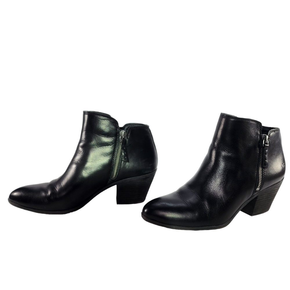 Frye Judith Booties, Black Leather, 8.5 - Picture 6 of 12